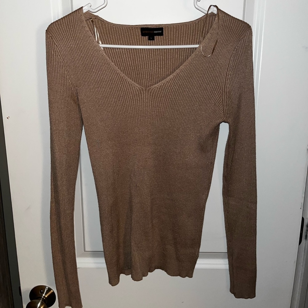 Basics Tan Long Sleeve